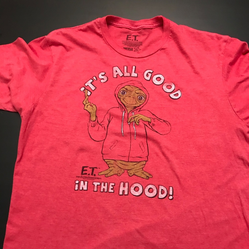 E.T. Men's "It's All Good in the Hood" Vintage Tee